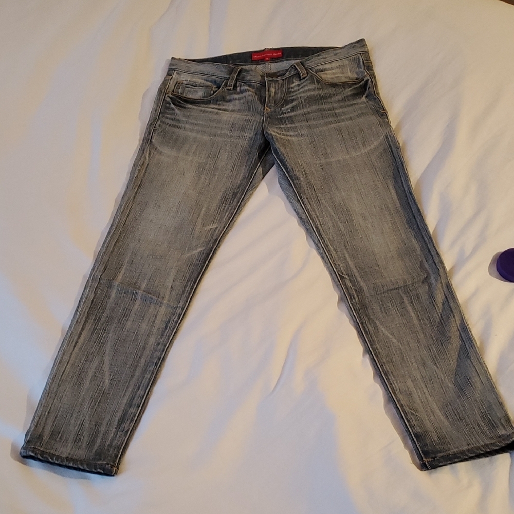 Classic Gray Women's Skinny Jeans, Stretchy